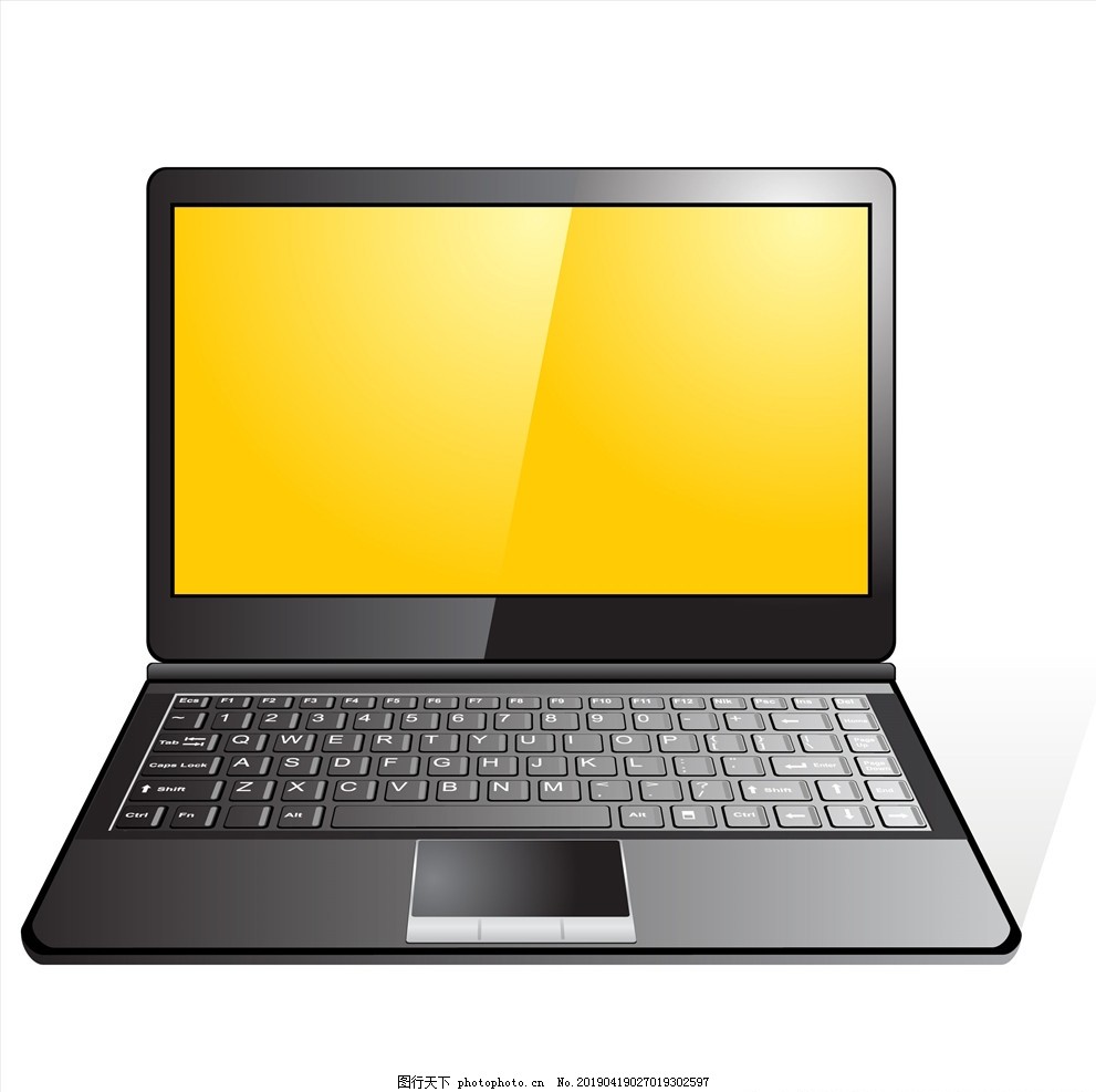 高效办公的视觉助力 笔记本电脑矢量素材图集解析